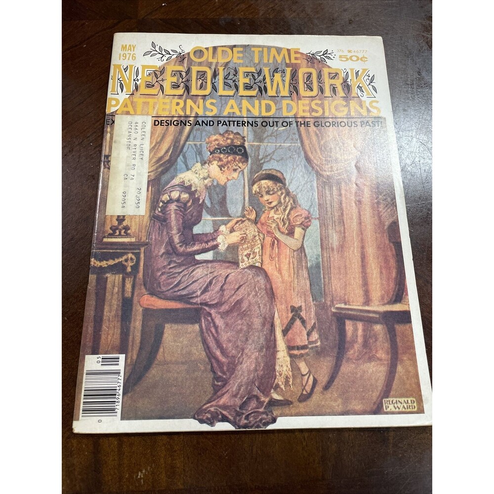 Vintage May 1976 Magazine Olde Time Needlework Patterns And Designs